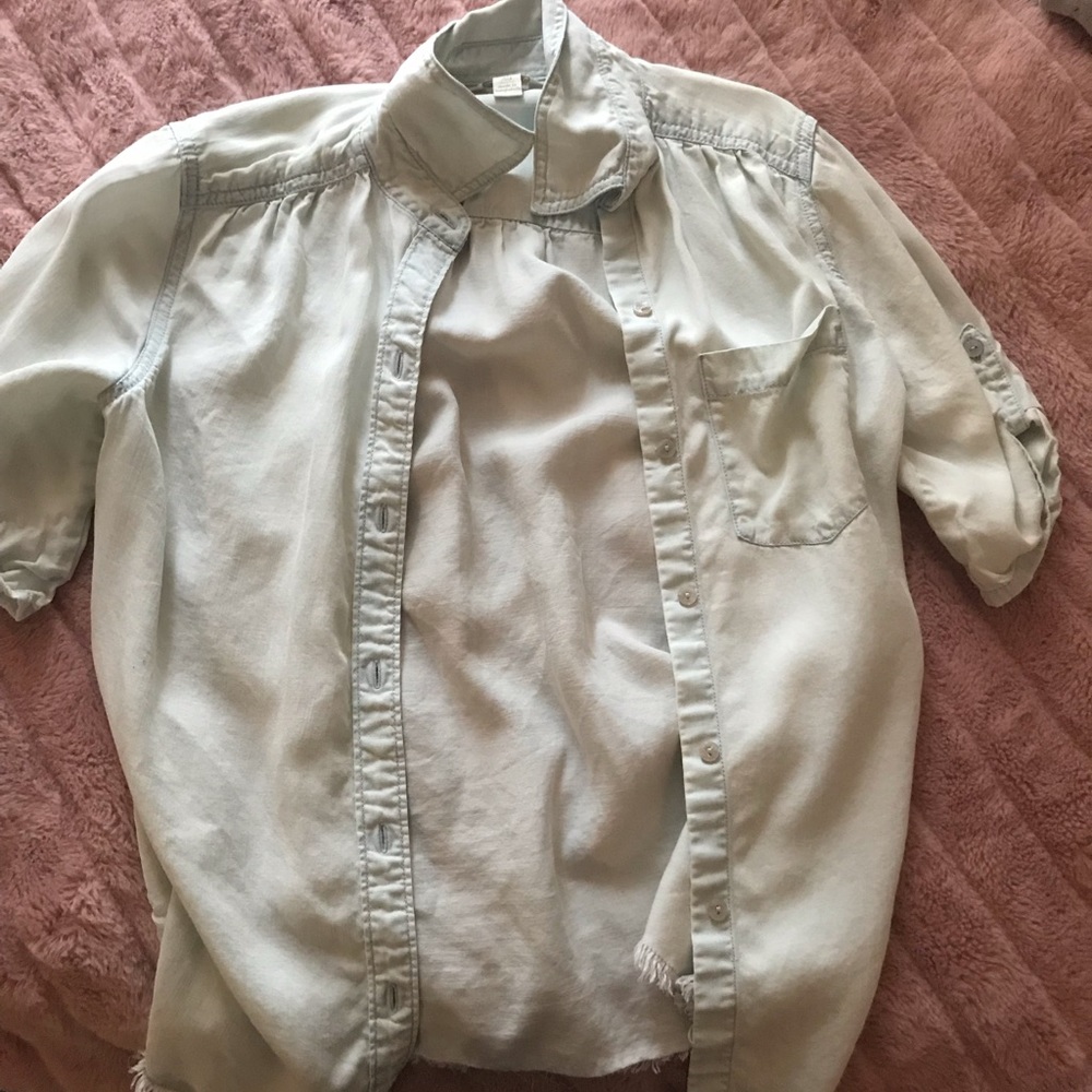 short sleeved button up